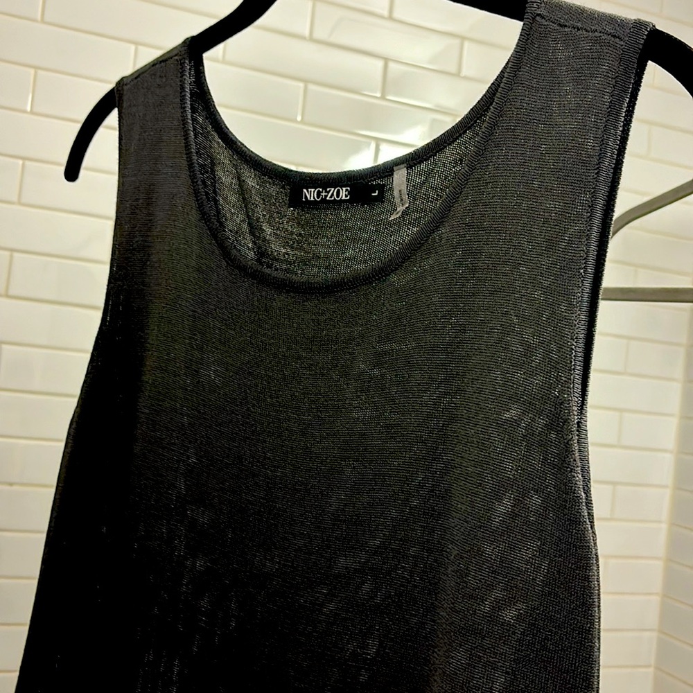 Nic & Zoe NWT tunic top, Phantom size L